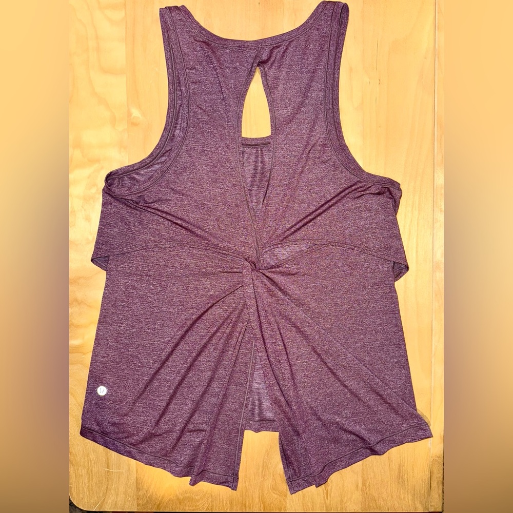 Lululemon Hold & Let Flow Tank in Heathered Black Cherry 🖤🍒 - Picture 9 of 14